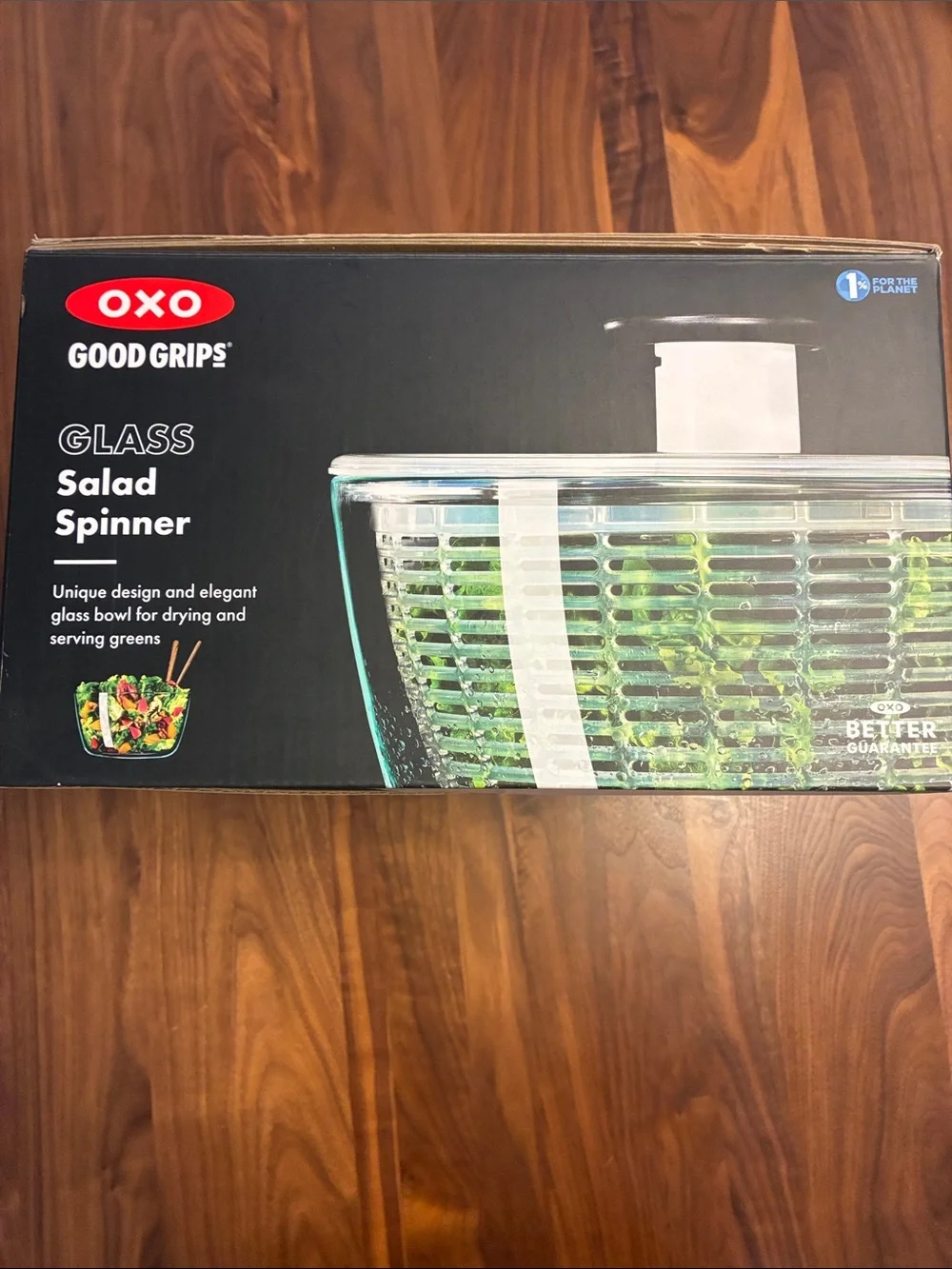 Brand New Oxo Good Grips Glass Salad Spinner